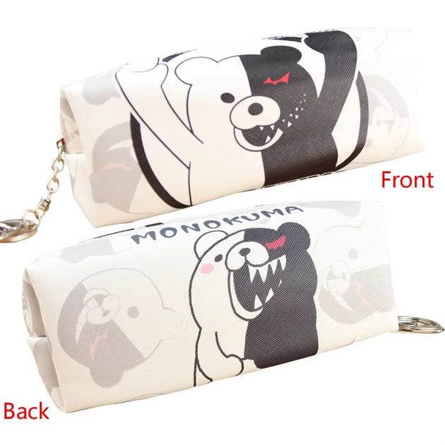 Anime Danganronpa Students Pencil Bags Women Monokuma Cosmetic Bags & Cases Storage Bags